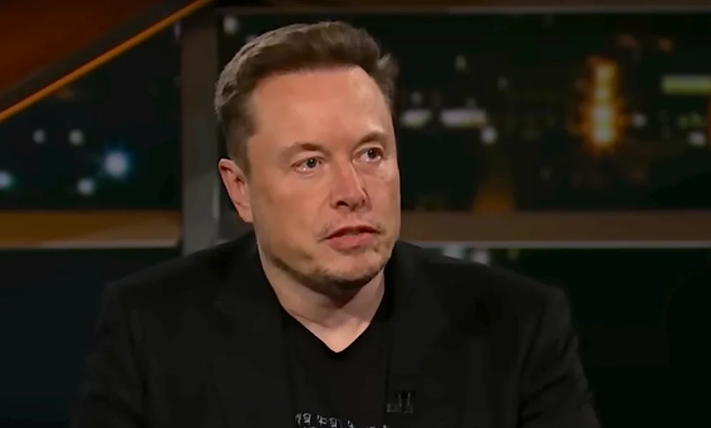 <small><em>Elon Musk. Stillbilde: Real Time with Bill Maher / YouTube.</em></small>