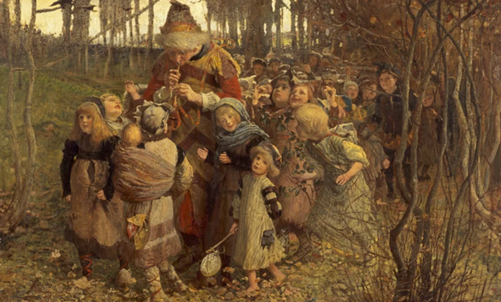 James Elder Christie The Pied Piper of Hamlin (1881) Creative Commons National Galleries Scotland