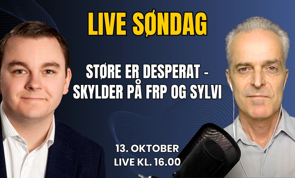 SØNDAG: Live-sending søndag hvor vi oppsummerer ukens nyheter med litt humør.