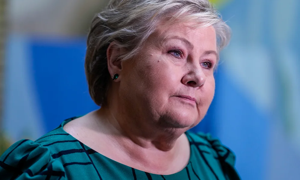 Høyre-leder Erna Solberg.
Foto: Javad Parsa / NTB
