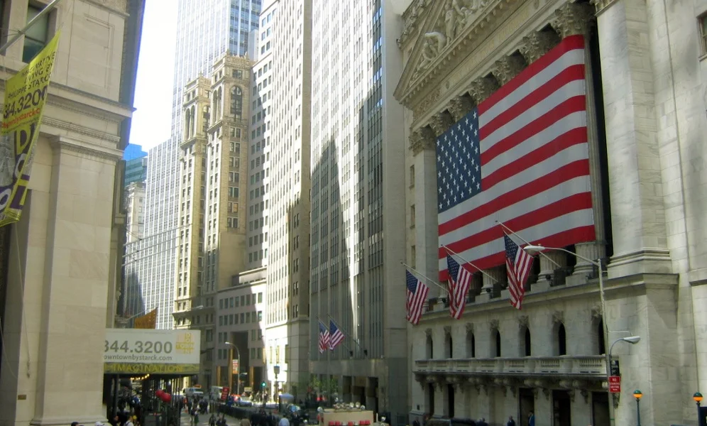 Wall Street venter i spenning på presidentvalget i USA. Foto: CC BY-SA 3.0,/ Wikimedia