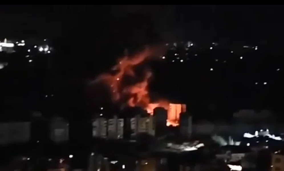 Teheran er under angrep. Stillbilde video/ Jerusalem Post