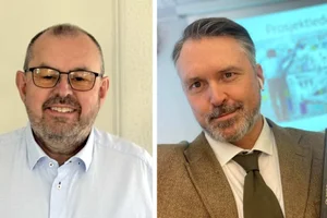 Partileder Øistein Høksnes og programkomiteens Stein Olav Kåsa, i Industri- og Næringspartiet, mener de siste 20 årenes politiske ledelse har drevet en ansvarløs energipolitikk til skade for Norge. (Foto: INP)